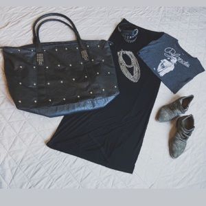 Maxi Side Slit Skirt Sz S